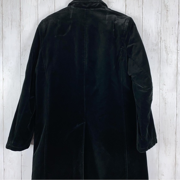 Anne Klein Womens Coat Size 10 (M) Black Velvet Dupont Thermolite Insulation - Picture 5 of 9
